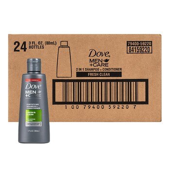 Dove 二合一男性洗潤髮乳 88 毫升 24 入 Dove 二合一男性洗潤髮乳 88 毫升 24 入