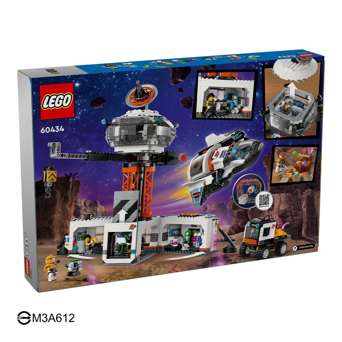 LEGO 城市系列 太空基地和火箭發射台 60434 / 8歲以上