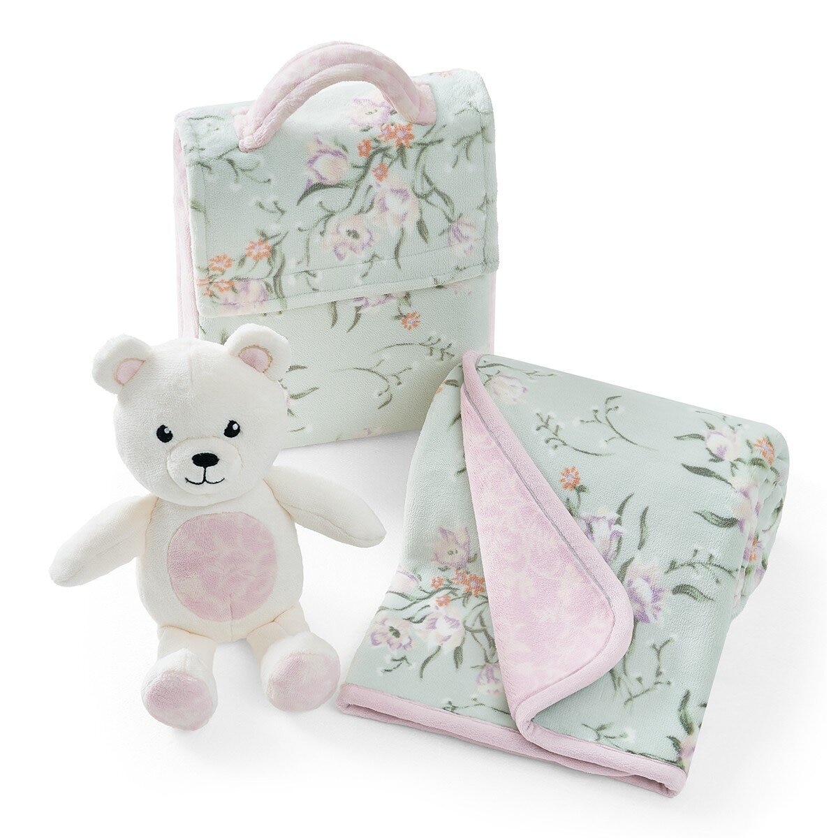 Casual Living 兒童玩偶蓋毯提袋禮品組 熊 Casual Living 兒童玩偶蓋毯提袋禮品組 熊