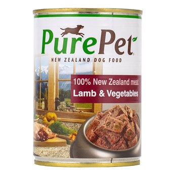 PurePet 狗罐頭 羊肉&蔬菜口味 375公克 X 24入
