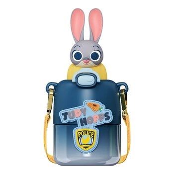 迪士尼 兒童不鏽鋼保冷保溫水壺 430毫升 哈茱蒂