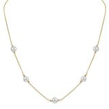 淡水珍珠項鍊 14K黃K金 6公釐-7公釐 淡水珍珠項鍊 14K黃K金 6公釐-7公釐