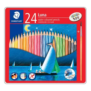 施德樓 Luna水性色鉛24色鐵盒裝 X 5盒