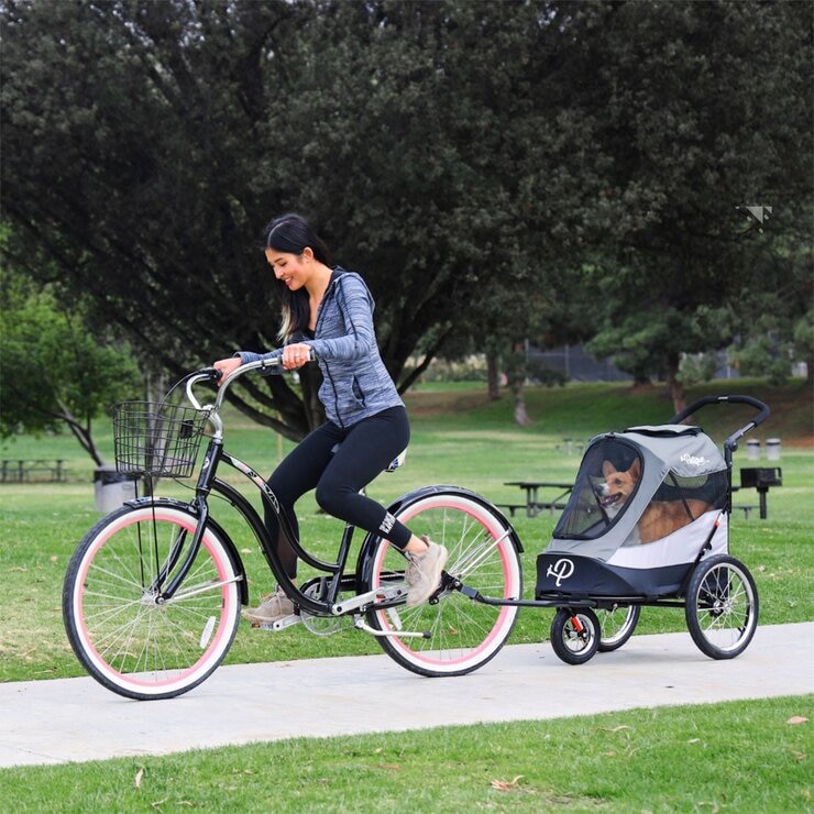 Petique Trailblazer Pet Jogger Space Gray