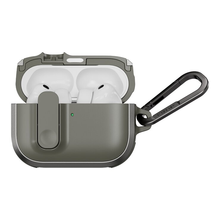 MAGEASY Odyssey with Wrist Strap 抗衝擊磁扣耳機殼 AirPods Pro 3 金屬綠