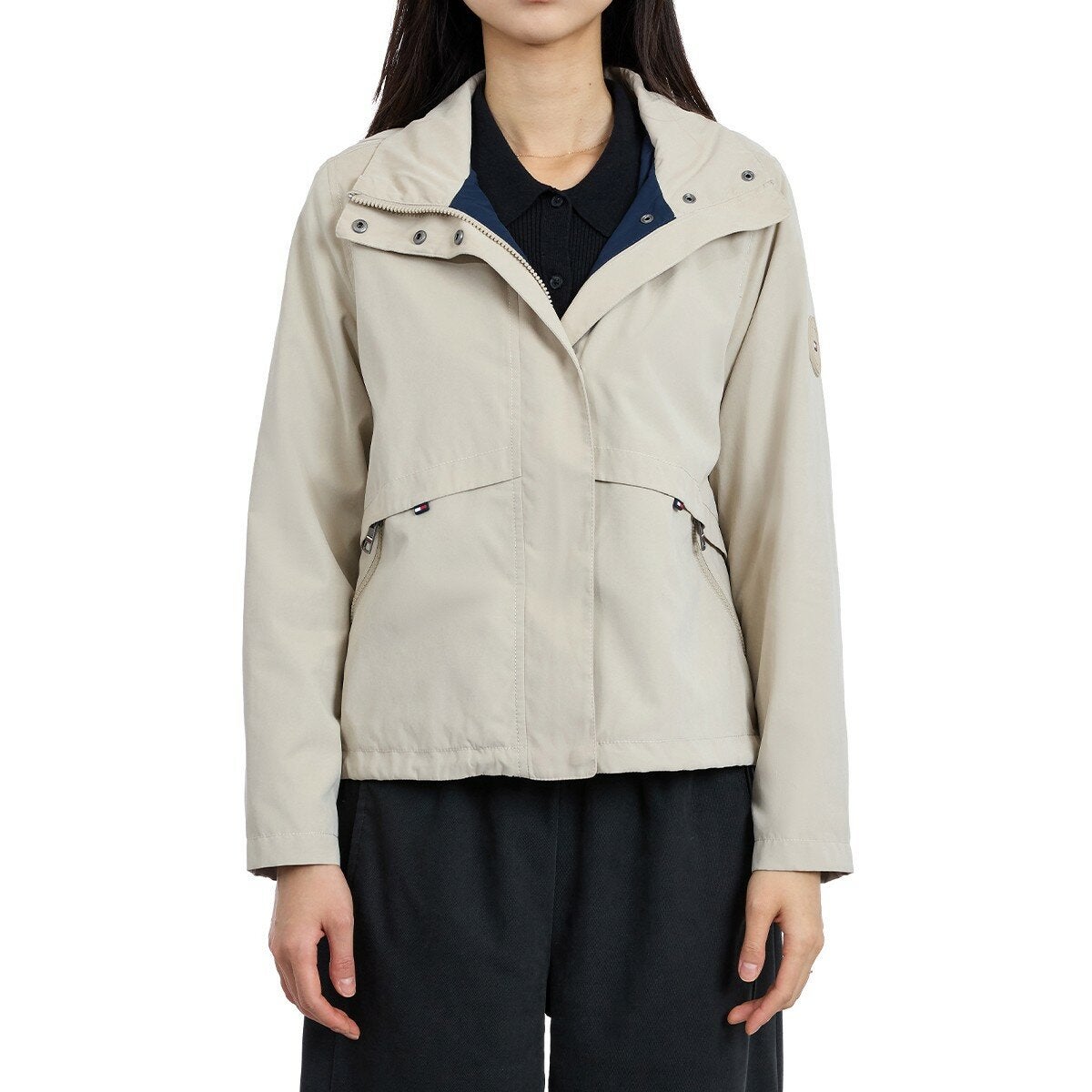 Tommy Hilfiger 女連帽外套 米