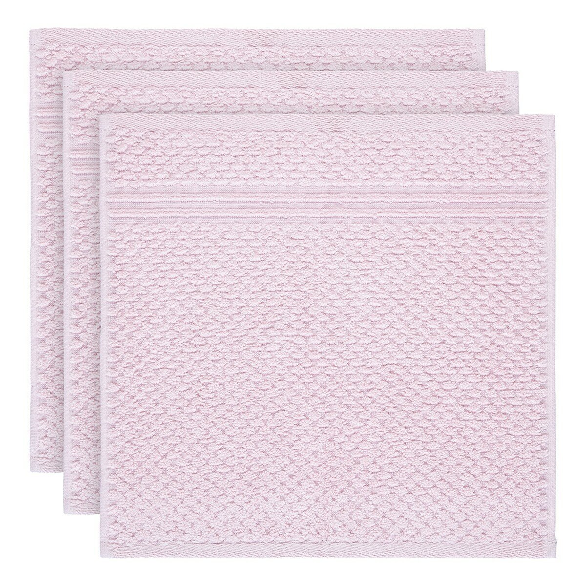 Grandeur 快乾方巾 9入組 33公分 X 33公分 灰/粉/淺紫