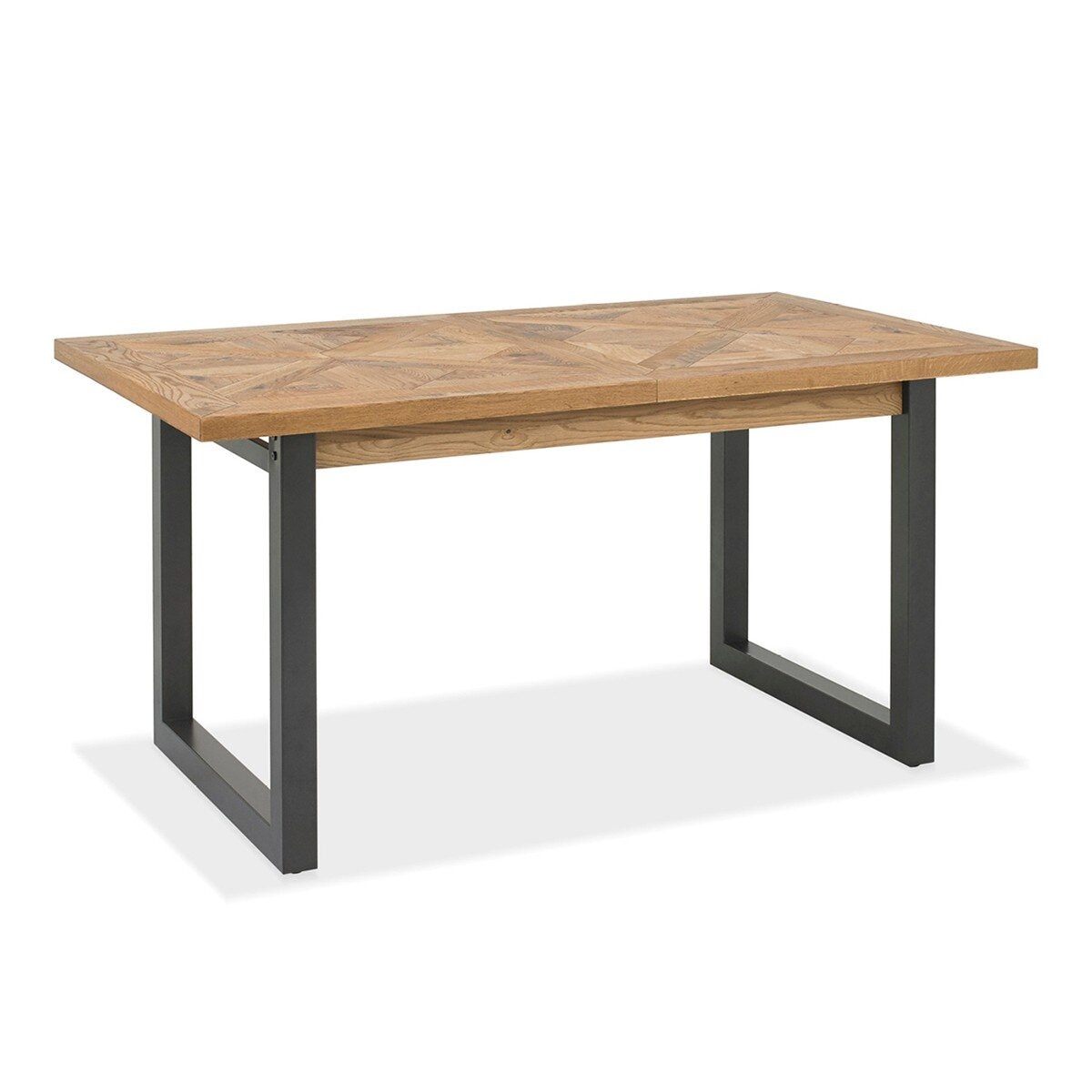 Bentley Designs Indus Rustic 橡木 餐桌椅四件組