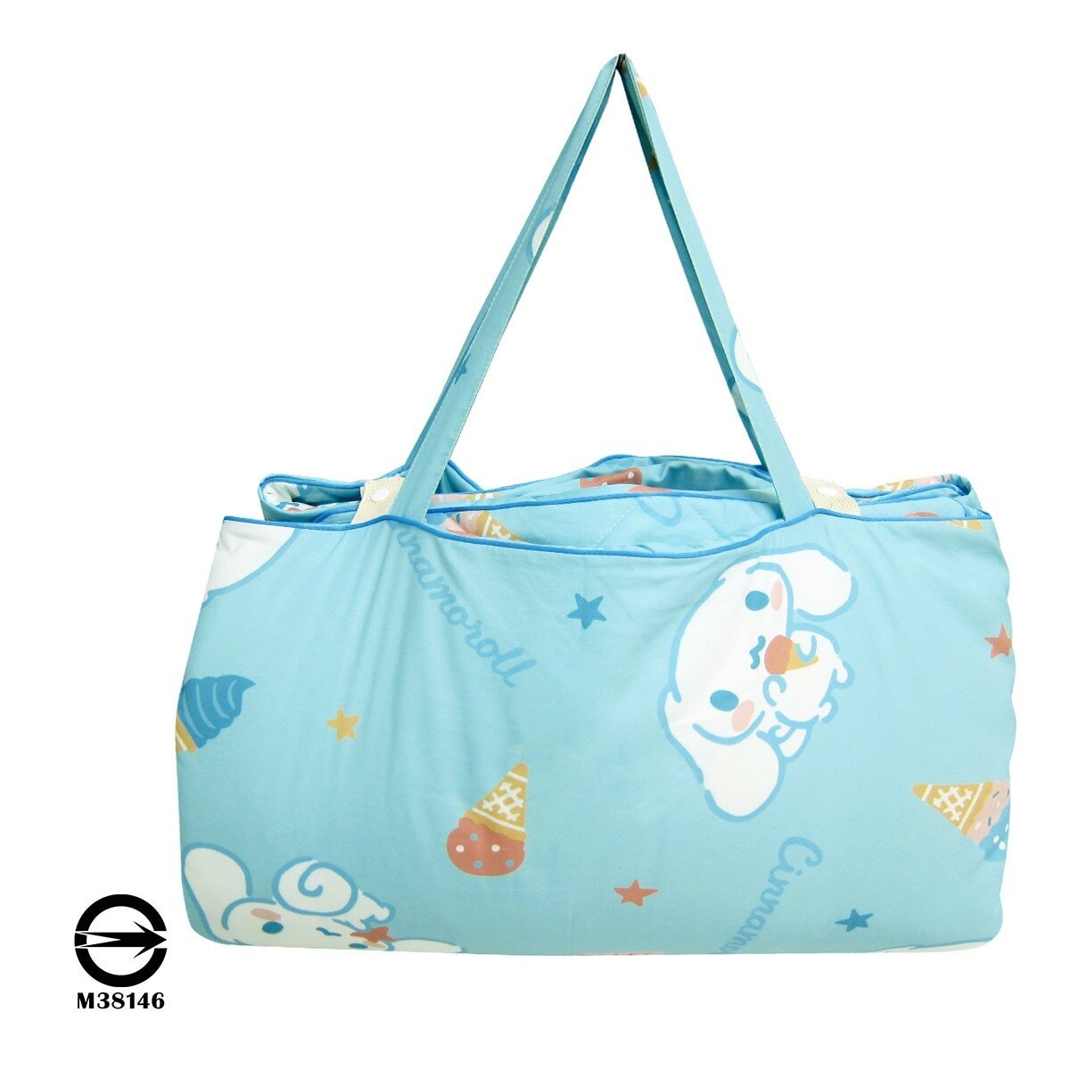 收納型卡通兒童睡袋 3件組 大耳狗 捲捲冰淇淋