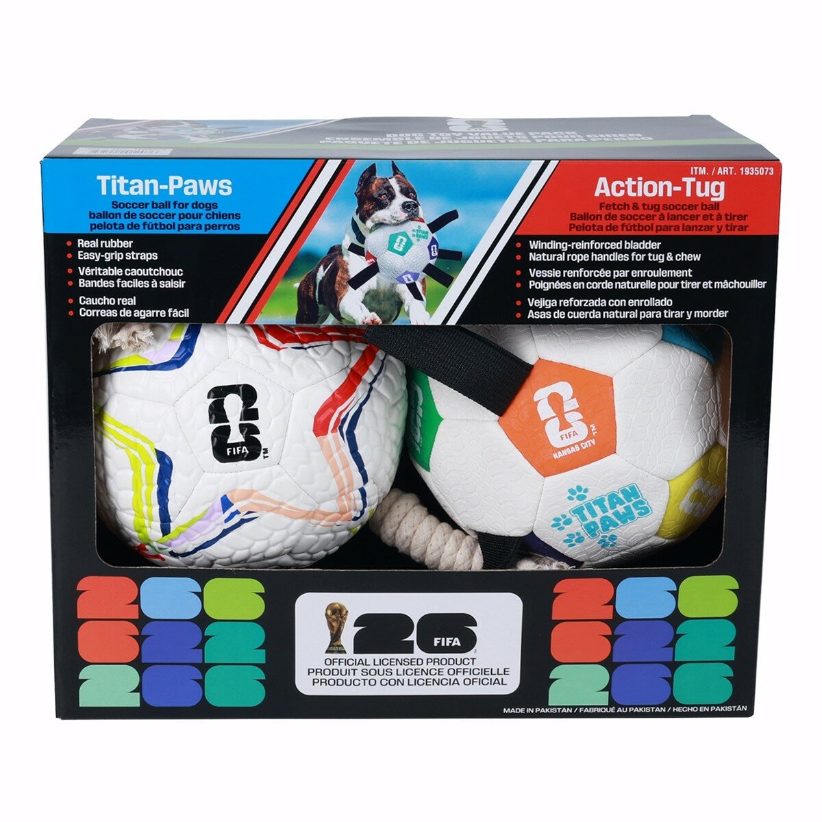 FIFA World Cup Soccer Ball Pet Toy 2-Count FIFA World Cup Soccer Ball Pet Toy 2-Count