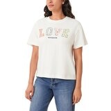 Scotch & Soda 女圓領短袖上衣 米白