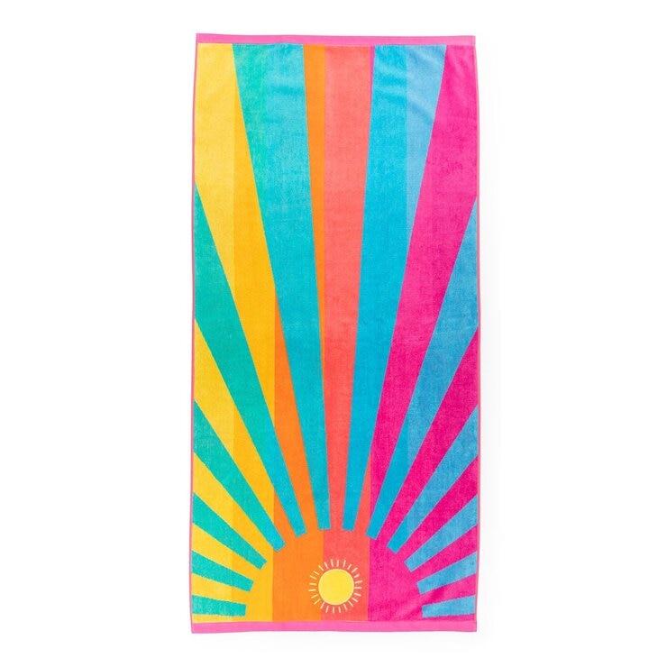 Sun Sational 純棉海灘巾 71公分 X 147公分 日落