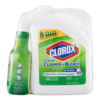 Clorox 高樂氏 漂白清潔劑 噴槍瓶 946毫升 + 補充瓶 5.32公升 Clorox 高樂氏 漂白清潔劑 噴槍瓶 946毫升 + 補充瓶 5.32公升