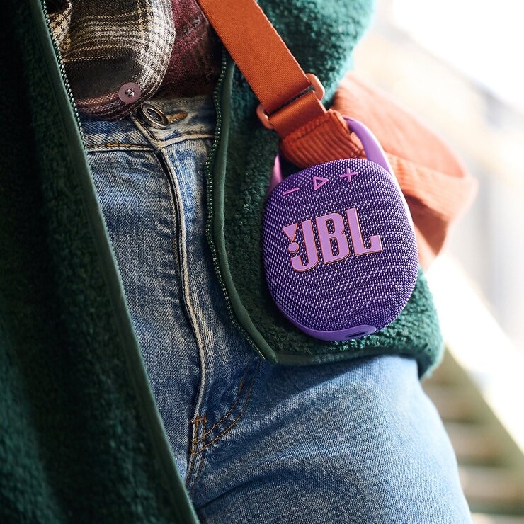 JBL Clip 5 超可攜式防水藍牙喇叭 紫色