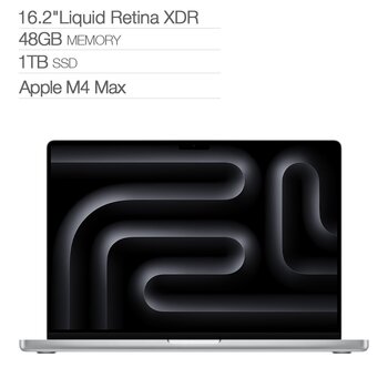 Apple MacBook Pro 16吋 搭配 M4 Max 晶片 16 核心 CPU 40 核心 GPU 48GB 1TB SSD 銀色 Apple MacBook Pro 16吋 搭配 M4 Max 晶片 16 核心 CPU 40 核心 GPU 48GB 1TB SSD 銀色
