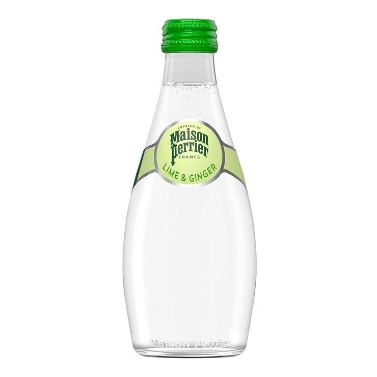 沛綠雅 生薑萊姆風味氣泡水 330毫升 X 24入