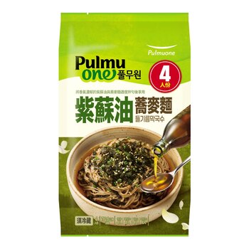Pulmuone 冷藏紫蘇油蕎麥麵 195.7公克 X 4入