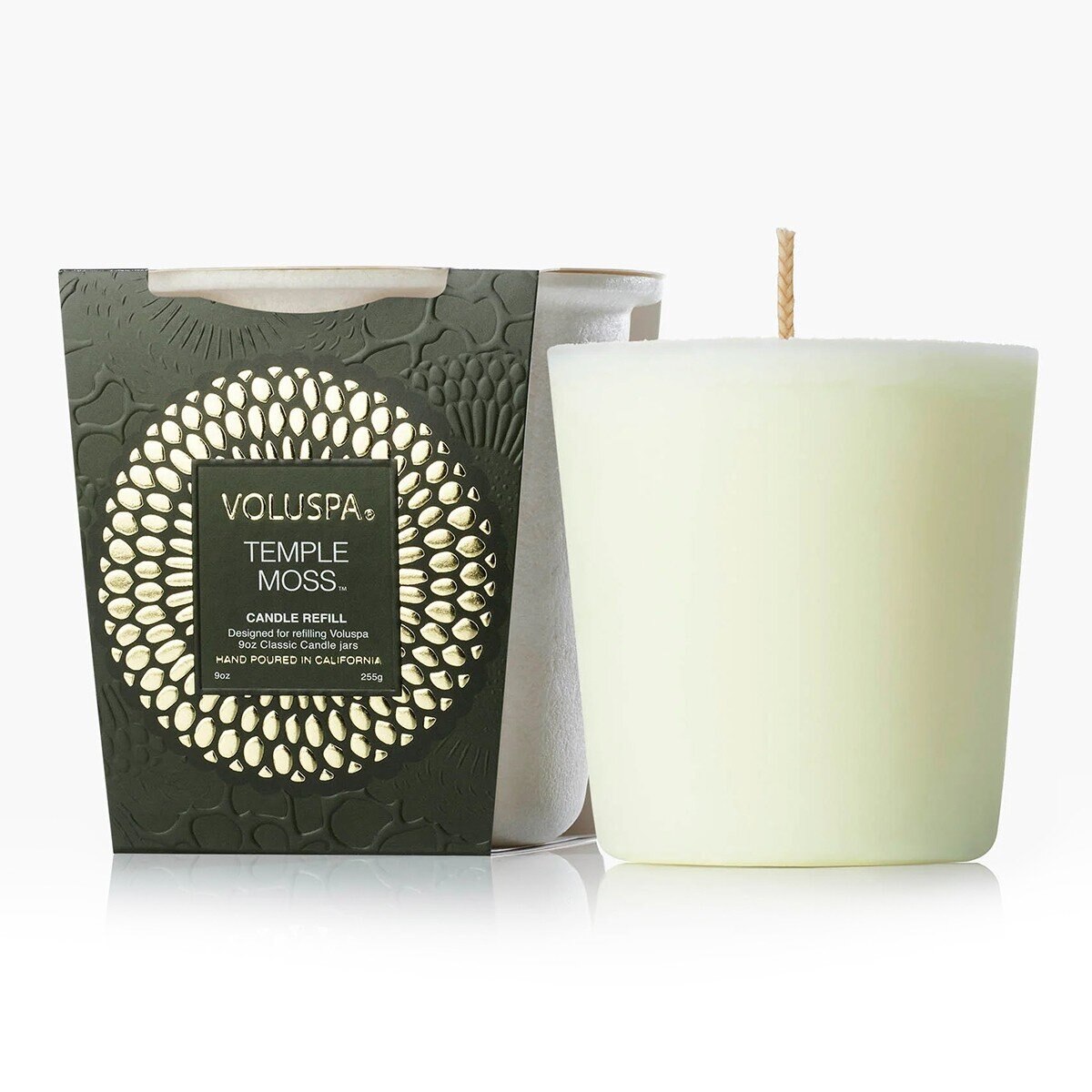 VOLUSPA 經典蠟燭補充裝 9盎司 莫斯神廟