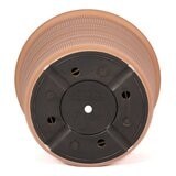 塑膠花盆 3件組 橘色