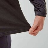 AS 男防風圓領內搭衣 黑