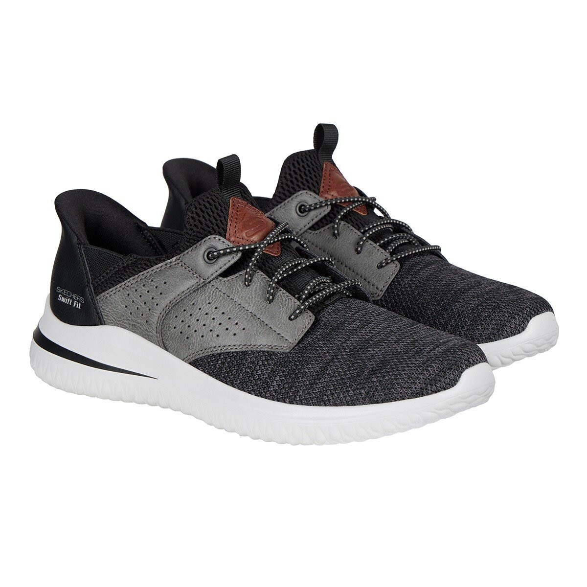 Skechers 男運動鞋 US 9 黑