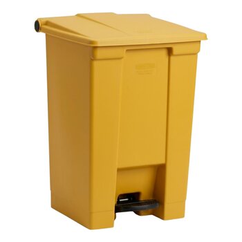 Rubbermaid Commercial Products 腳踏式垃圾桶 46公升 黃色