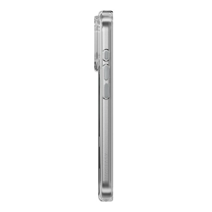 MAGEASY Bright M 不發黃軍規磁吸透明殼 iPhone 17 Pro(迷霧磁圈) + 鏡頭保護貼Lenz鈦合金(迷霧鈦) + Vetro 9H 鋼化玻璃保護膜