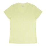 Under Armour 女V領短袖上衣 淺黃 M