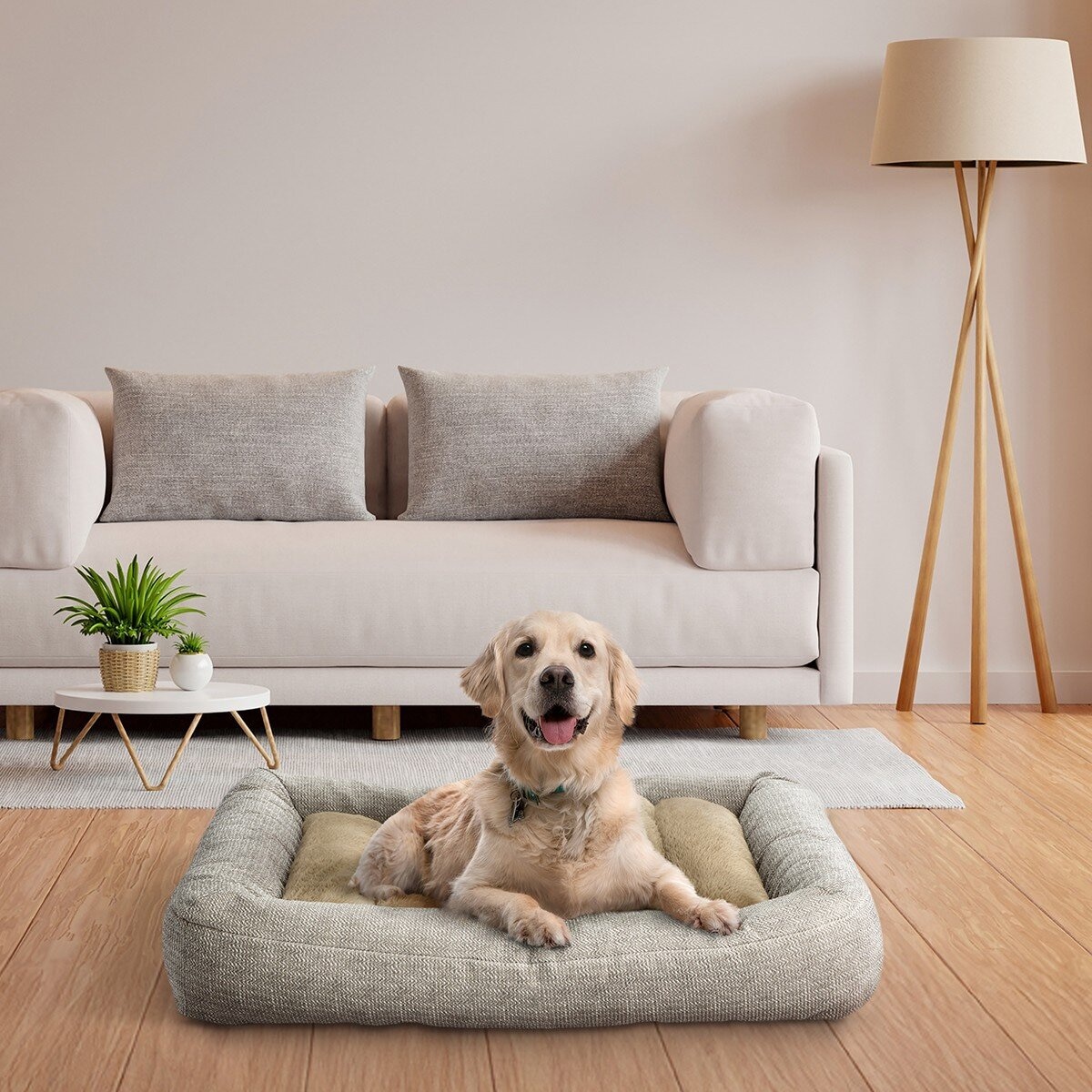 科克蘭 寵物沙發床 81公分 X 107公分 卡其