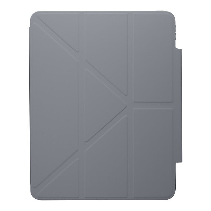 MAGEASY Facet 全方位支架透明背蓋保護套 (筆槽款) 適用於 2024 iPad Pro 13吋 阿拉斯加藍 MAGEASY Facet 全方位支架透明背蓋保護套 (筆槽款) 適用於 2024 iPad Pro 13吋 阿拉斯加藍