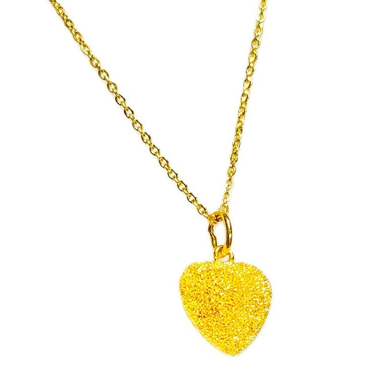 24K黃金墜鍊 愛心 90厘