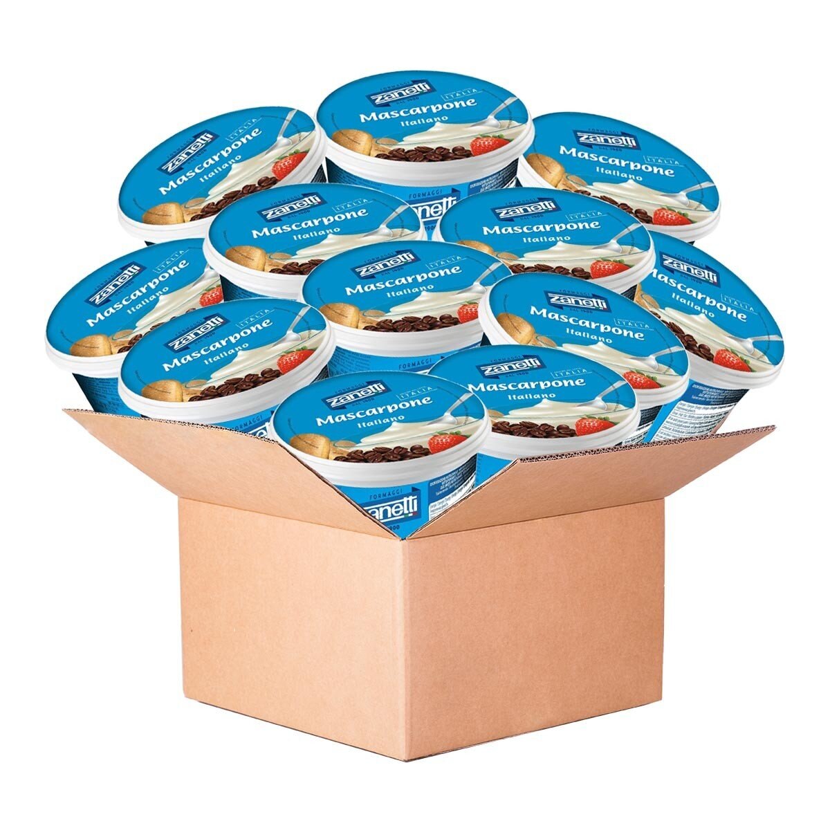 Zanetti 瑪斯卡邦乳酪 500公克 X 12盒 僅配送至台南市部分區域