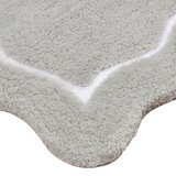 Riviera Home 花邊柔軟浴室地墊 2入 40公分 X 60公分 灰 Riviera Home 花邊柔軟浴室地墊 2入 40公分 X 60公分 灰