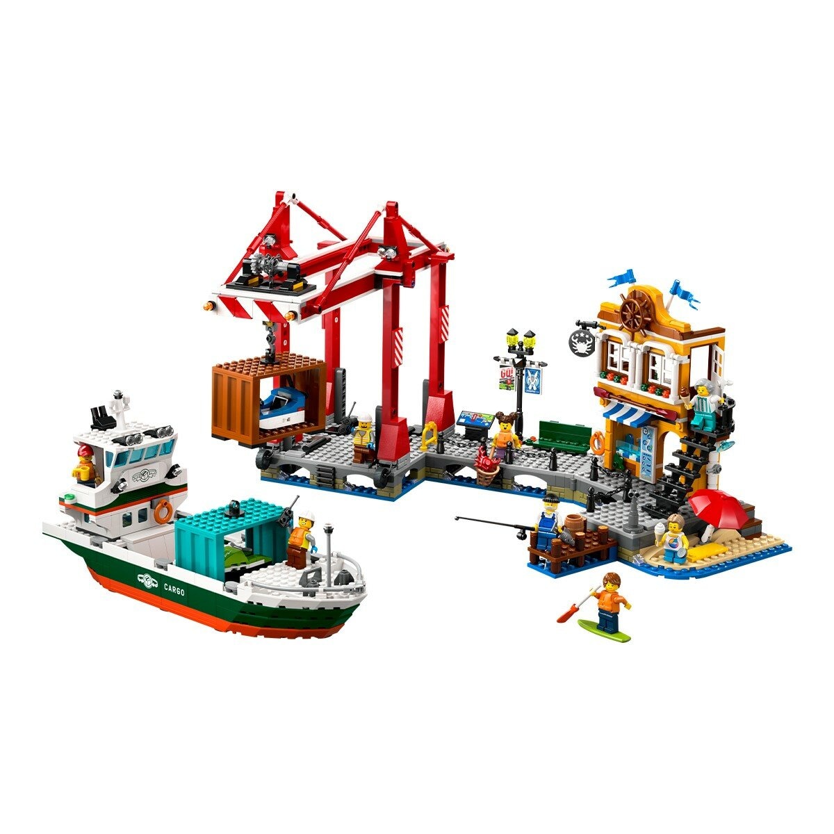 LEGO 城市系列 濱海港口和貨船 60422 / 8歲以上