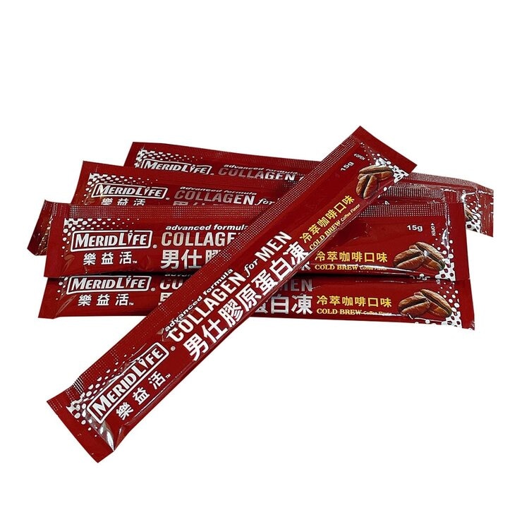 MeridLife Advanced Formula Collagen For Men Cold Brew Coffee Flavor 40-Pack