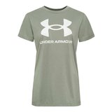 Under Armour 女短袖上衣 墨綠