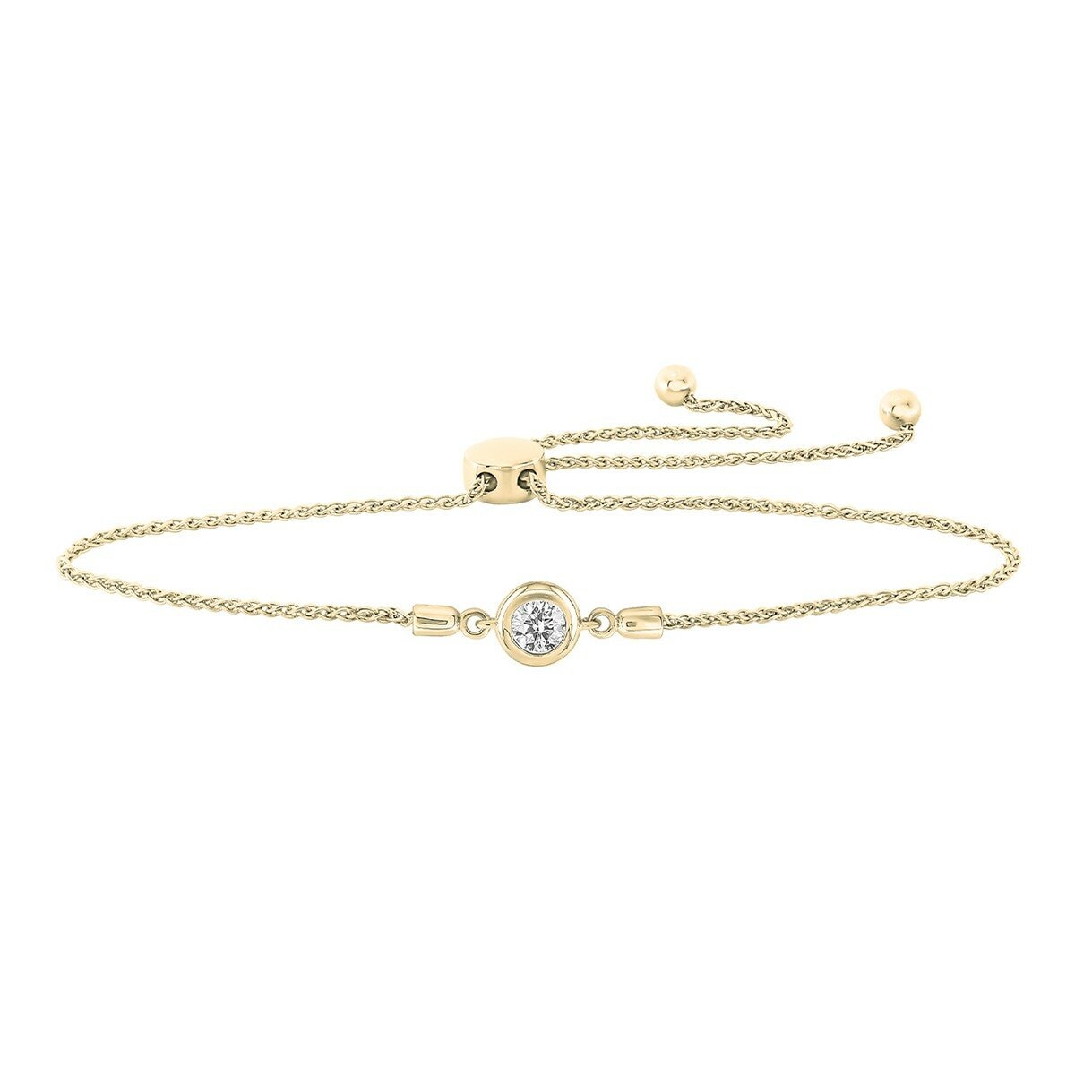 0.23克拉 圓形鑽石手鍊 VS2/I