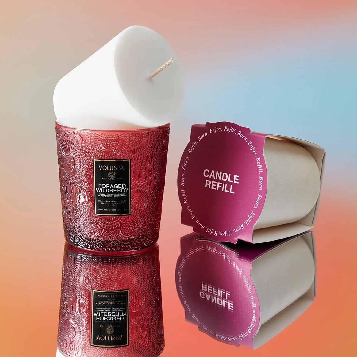 VOLUSPA 經典蠟燭補充裝 9盎司 葚野莓
