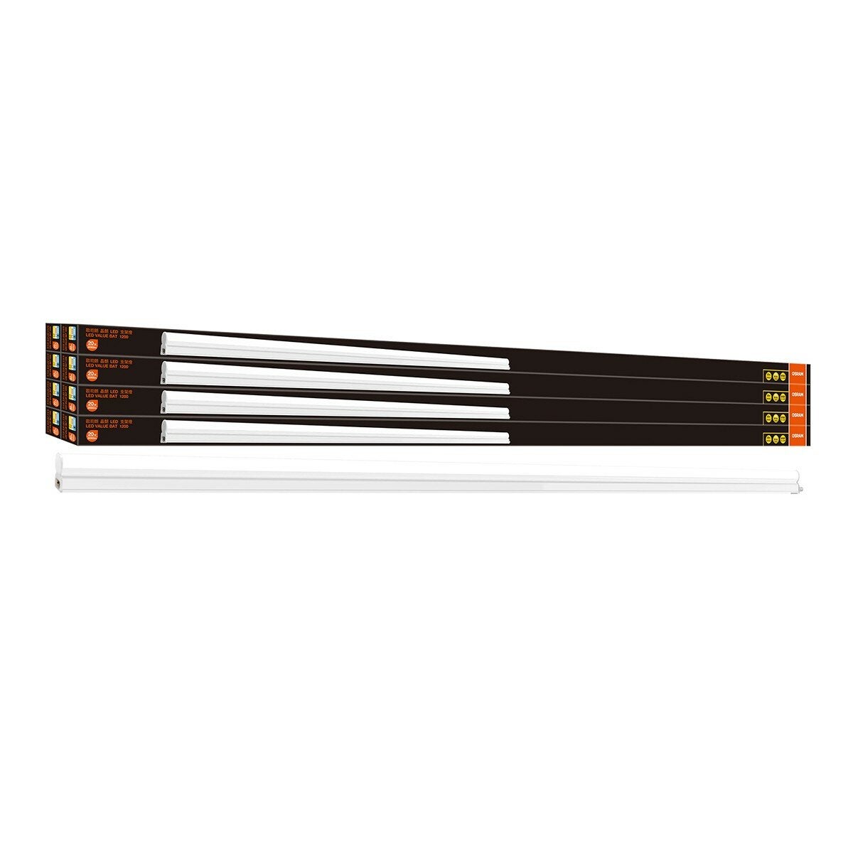 歐司朗 晶朗20W 4呎 LED支架燈 8入 黃光