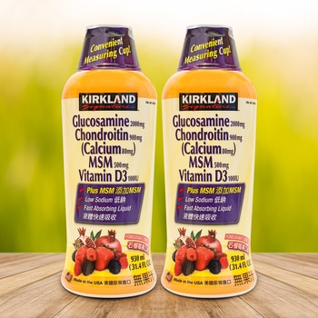 Kirkland Signature 科克蘭液體葡萄糖胺軟骨素1860毫升 (930毫升X 2瓶) Kirkland Signature 科克蘭液體葡萄糖胺軟骨素1860毫升 (930毫升X 2瓶)