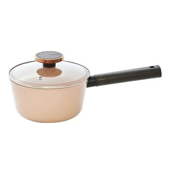 Neoflam Mystery系列 不沾陶瓷塗層單柄湯鍋 含玻璃上蓋 18公分 1.8公升 Neoflam Mystery系列 不沾陶瓷塗層單柄湯鍋 含玻璃上蓋 18公分 1.8公升