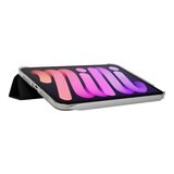 MAGEASY Facet 全方位支架透明背蓋保護套 iPad mini 7 2024 / A17 Pro / iPad mini 6 2021 黑