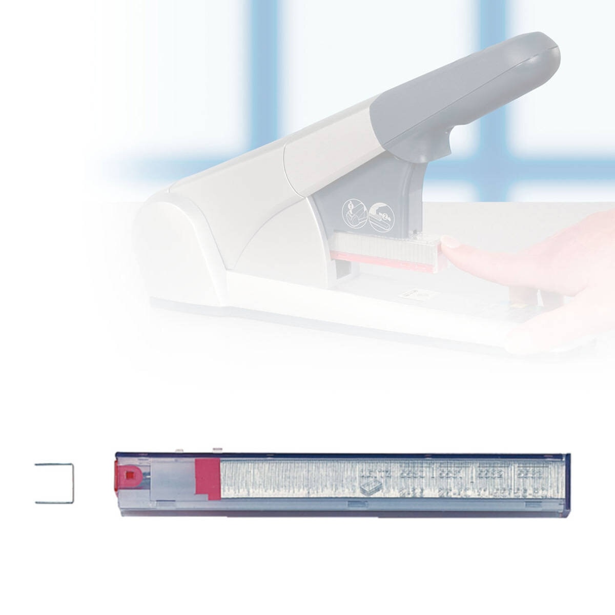 Leitz K12 紅色 LZ5551 專用訂書針卡匣 4盒