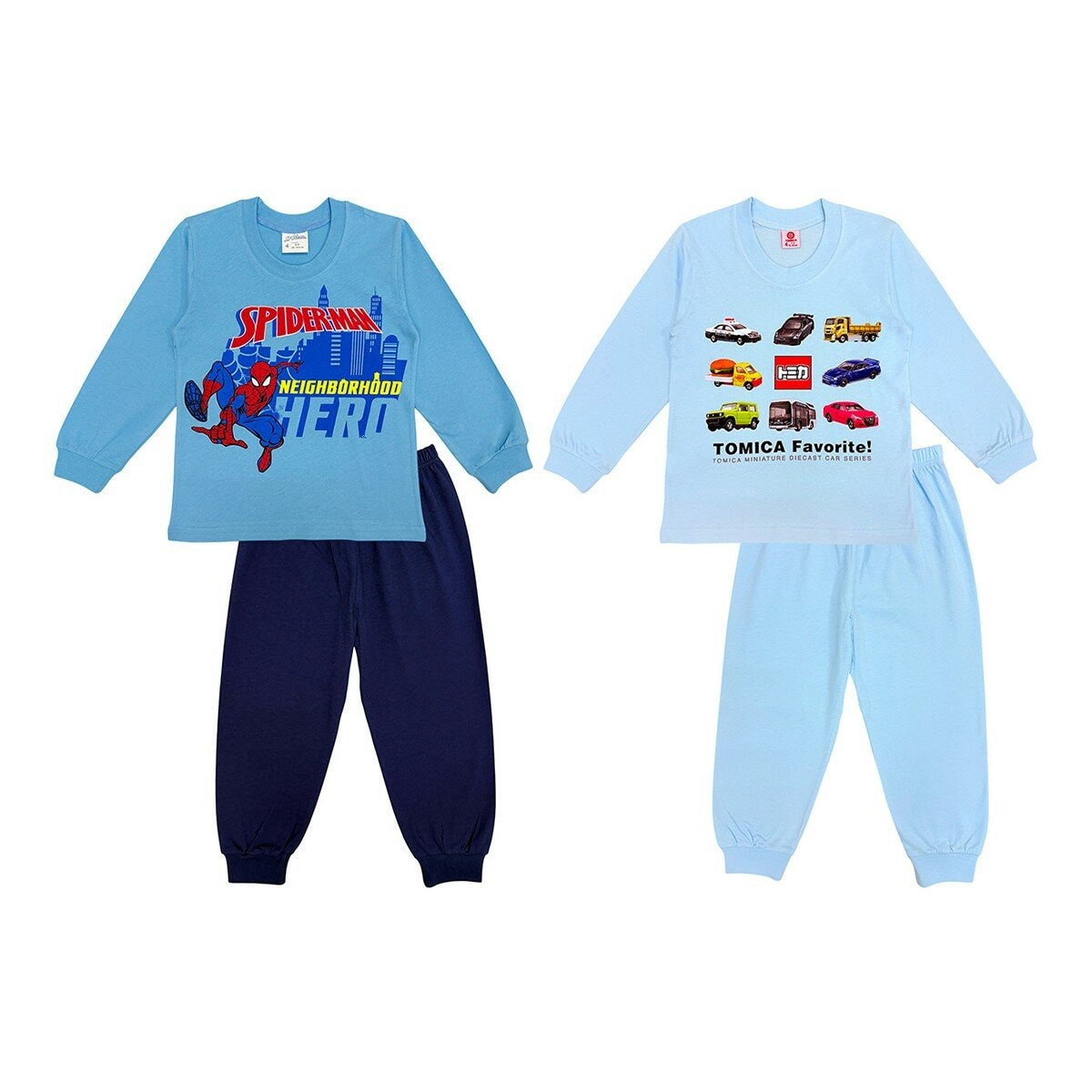 男童卡通圖案長袖居家組 6