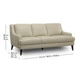 Simon Li 牛皮三人座沙發