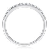 0.25克拉 18K白K金 鑽石戒指 VS2/I