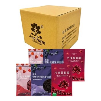 亞細亞田園 冷凍莓果組 1.5公斤 X 6包