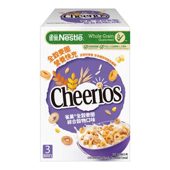 雀巢 Cheerios 全榖麥圈綜合穀物口味 300 公克 X 3入
