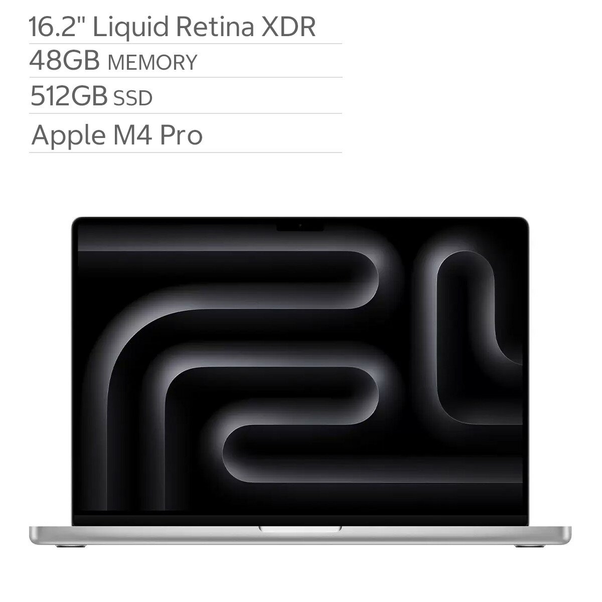Apple MacBook Pro 16吋 搭配 M4 Pro 晶片 14 核心 CPU 20 核心 GPU 48GB 512GB SSD