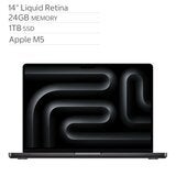 Apple 14 吋 MacBook Pro M5晶片 10核心CPU 10核心GPU 24GB 1TB SSD 太空黑色
